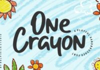 One Crayon Font - Featured Image
