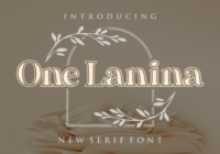 One Lanina Font - Featured Image