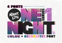 One Night 1 Font - Featured Image