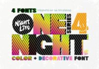 One Night 4 Font - Featured Image