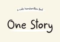 One Story Font - Featured Image