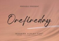 Onefineday Font - Featured Image