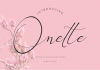Onette Font - Featured Image