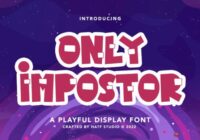 Only Impostor Font - Featured Image