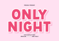 Only Night Font - Featured Image
