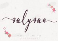 Onlyone Font - Featured Image