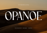 Opanoe Font - Featured Image