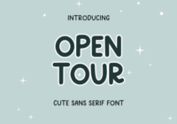 Open Tour Font - Featured Image