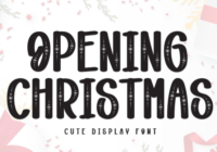 Opening Christmas Font - Featured Image