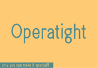Operatight Font - Featured Image