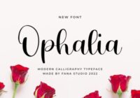 Ophalia Font - Featured Image