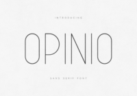 Opinio Font - Featured Image