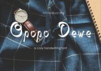 Opopo Dewe Font - Featured Image