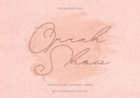 Oprah Show Font - Featured Image