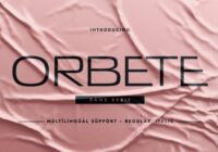 Orbete Font - Featured Image