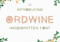 Ordwine Font - Featured Image