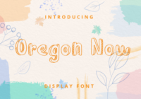 Oregon Now Font - Featured Image