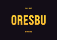 Oresbu Font - Featured Image