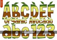 Organic Avocado Font - Featured Image