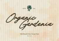 Organic Gardenia Font - Featured Image