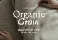 Organic Grain Font - Featured Image