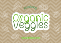 Organic Veggies Font - Featured Image