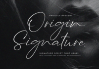 Origin Signature Font - Featured Image