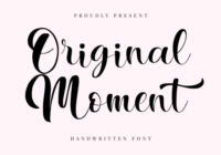 Original Moment Font - Featured Image