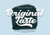 Original Taste Font - Featured Image