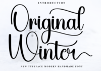 Original Winter Font - Featured Image