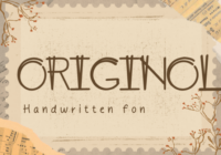 Originol Font - Featured Image