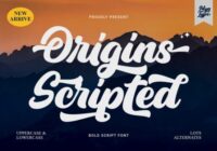 Origins Scripted Font - Featured Image