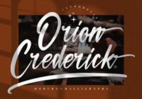 Orion Crederick Font - Featured Image