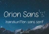 Orion Sans Font - Featured Image
