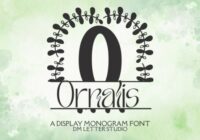 Ornalis Split Monogram Font - Featured Image