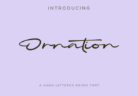 Ornation Font - Featured Image