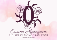 Orvara Monogram Font - Featured Image