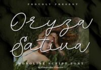 Oryza Sativa Font - Featured Image