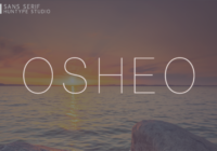 Osheo Font - Featured Image