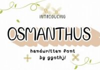 Osmanthus Font - Featured Image
