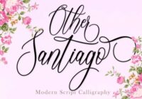 Other Santiago Font - Featured Image
