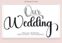 Our Wedding Font - Featured Image