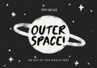 Outer Space Font - Featured Image