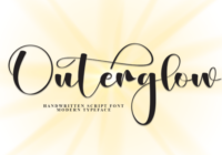 Outerglow Font - Featured Image