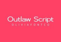 Outlaw Script Font - Featured Image
