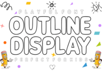 Outline Display Font - Featured Image