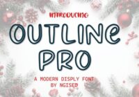 Outline Pro Font - Featured Image