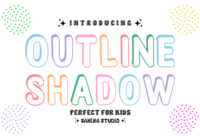 Outline Shadow Font - Featured Image