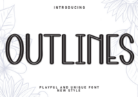 Outlines Font - Featured Image
