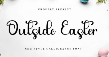 Outside Easter Font - Featured Image